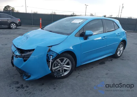 2019 Toyota Corolla Se из США, поврежденный, VIN JTNK4RBE8K3055190